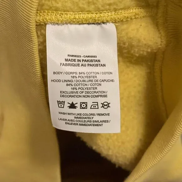 Nike Men's Yellow Hoodie - Picture 4 of 6